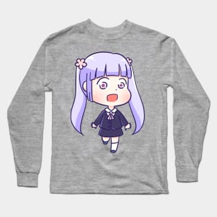 Suzukaze Aoba New Game Long Sleeve T-Shirt